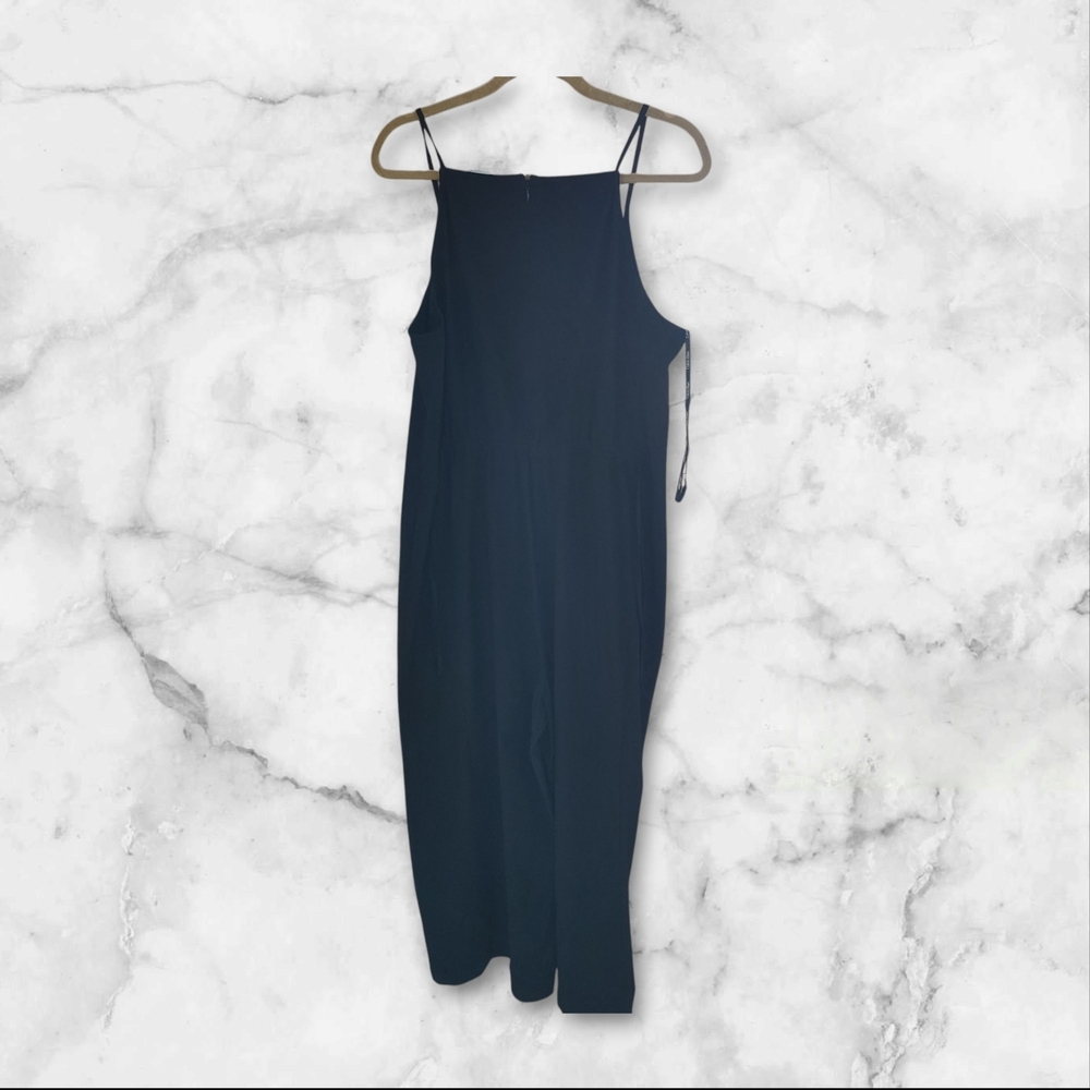 Calvin Klein Crop Jumpsuit, wide leg, retro, disco, office siren, dancing,Matrix